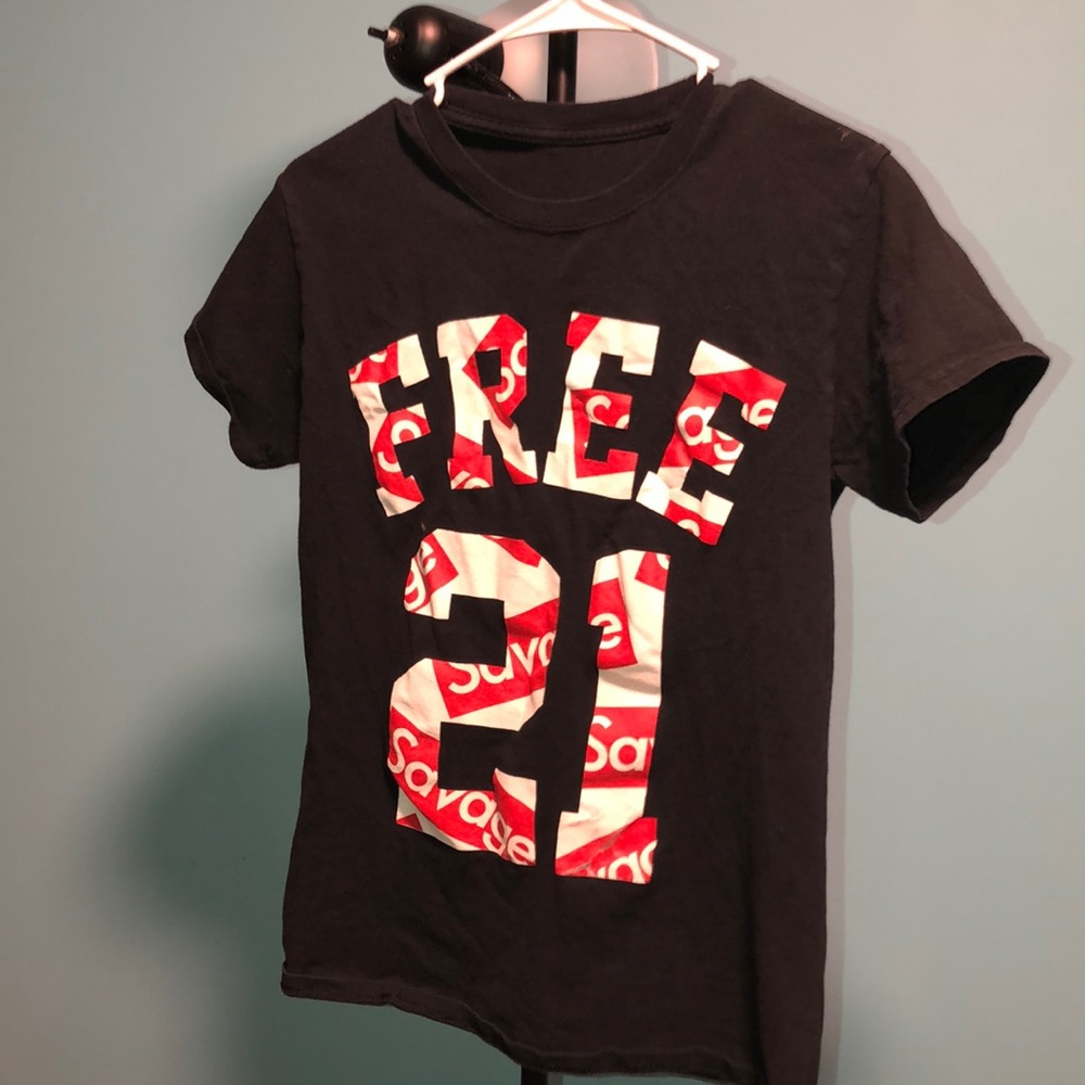 Free 21 savage t shirt